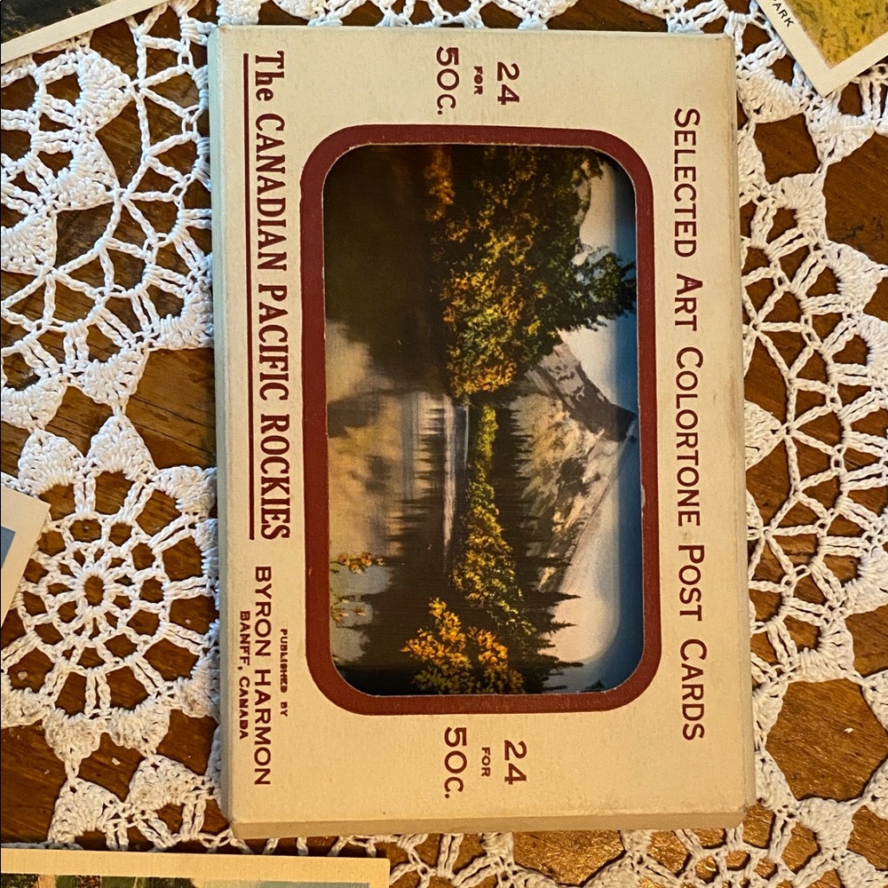 The Canadian Pacific Rockies Art Postcards